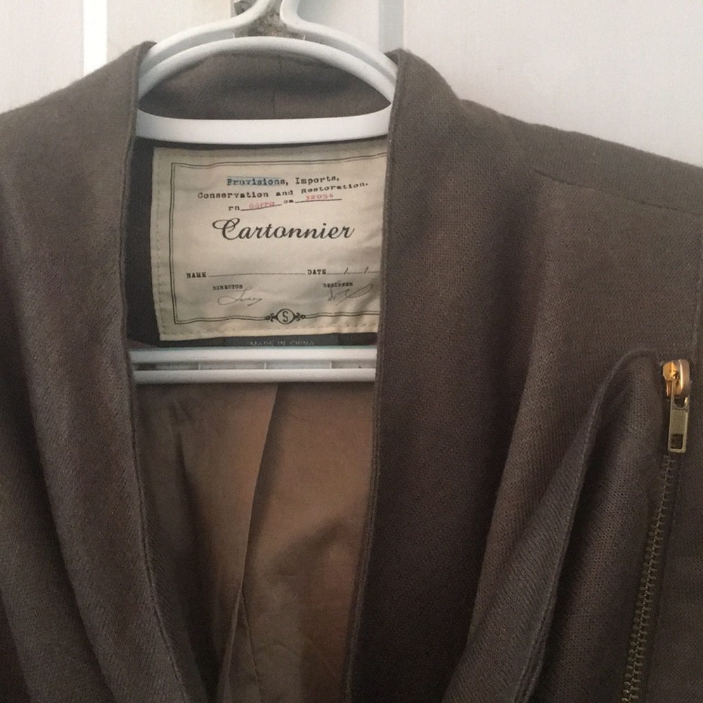 Cartonier knit military style jacket, all seasons - Picture 4 of 7